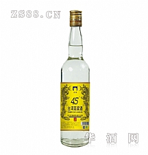 45°名景台湾高粱酒（简装姜黄标）